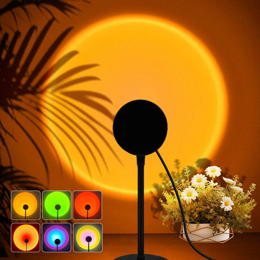 SunGlowâ„¢ Sunset Projection Lamp